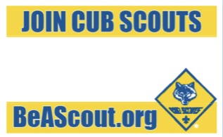 Cub Scout Yard Sign